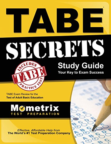 tabe secrets study guide tabe exam review for the test of adult basic education