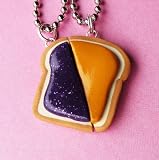Peanut Butter and Jelly Matching Slice Necklaces - Set of 2