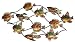 43 Inch Metal School Of Fish Wall Hanging Nautical