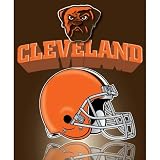 Northwest Cleveland Browns Gridiron Fleece Throw