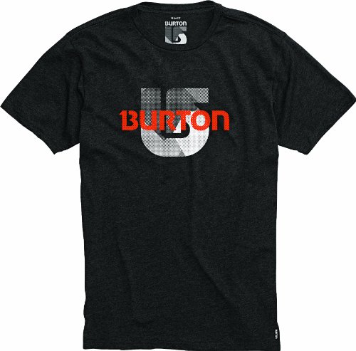 Burton Herren T-Shirt HALFTONE SLIMFIT, HEATHER TRUE BLACK, S, 257380