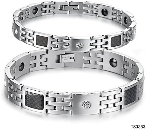 Crystal Thai Jewelry Germanium Carbide Tungsten Bracelet Health magnetic bracelet Couple bracelet couples 3383