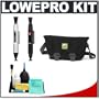 Lowepro Terraclime 100 Photo/Video Digital SLR Camera Bag/Case (Black) + Accessory Kit for Canon Rebel XSi, XS, T1i, T2i, EOS 60D, 50D, 5D, 7D, Nikon D3000, D3100, D5000, D7000, D90, D300s, Olympus Evolt E-5, E-30, E-450, E-620 & Sony Alpha A290, A390, A500, A33, A55, A550
