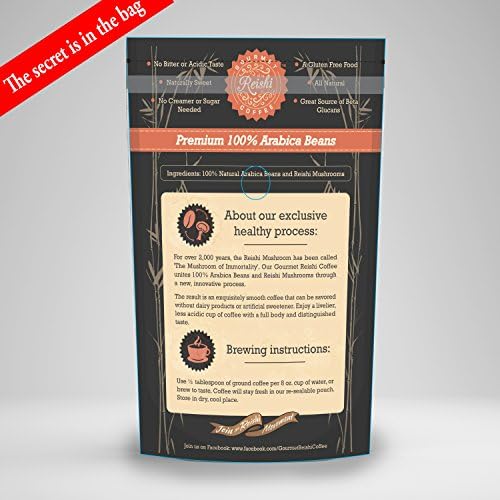 Gourmet Coffee Made From Reishi Mushrooms and Premium Roasted Arabica Beans- Choose from Costa Rican, Tanzanian, Columbian or Cameroon Roasted Coffee or Green Coffee Tea Made With Raw Unroasted Green Coffee Beans