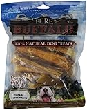 Loving Pets Pure Buffalo 6-Inch Backstrap Tendon Dog Treat, 20-Pack