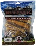 Loving Pets Pure Buffalo 6-Inch Backstrap Tendon Dog Treat, 20-Pack
