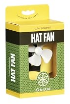 Gaiam Solar Powered Hat Fan
