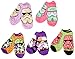 Star Wars Girls 5 Pack No Show Socks 4