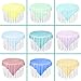 OurWarm® Mint Green Organza Table Overlay Cover Cloth 72