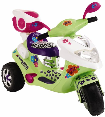 Kid Trax Groovy Girls Va Va Vroom Scooter Electric Ride On