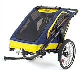 Baby Jogger Switchback Hybrid Jogging Stroller/Bicycle Trailer - Navy/Yellow