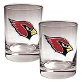 Arizona Cardinals Rocks Glass Set - Clear