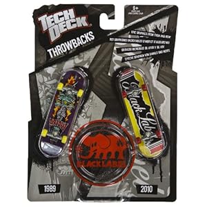 Black Label: Tech Deck Throwbacks 2-Finger Skateboards Pack Black Label: Tech Deck Throwbacks 2-Finger Skateboards Pack