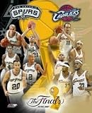 2007 San Antonio Spurs vs Cleveland Cavaliers NBA Photograph Finals Collage - CLOSEOUT SPECIAL