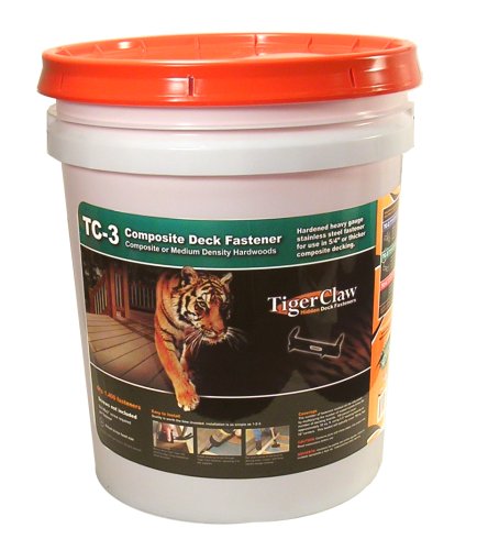 Tiger Claw, Inc. Hidden Deckfastener Composites F-4408-3SCB