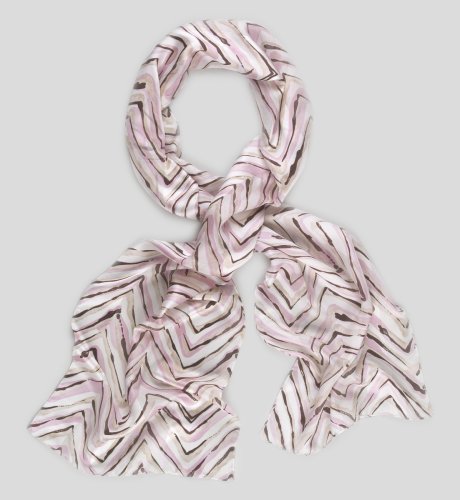 Lightweight Zigzag Stripe Scarf