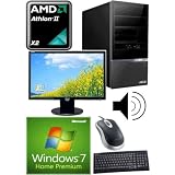 ANKERMANN-PC BUNDLE-VINTAGE AMD Athlon II X2 270 (2x3,40Ghz) | VGA HDMI-DVI-VGA 1024MB | 8GB RAM | 1TB HDD SATA | ASUS M4A78LT-M LE/USB3 | Cardreader 75in1 | 24xDVD-Writer | USB 3 | Case 905 | WIN7 Home Premium 64 Bit Lizenz Ready to use | TFT 55 cm (21,5) 16:9 SAMSUNG 5ms LED + Tastatur & Opt. Maus