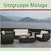 Gartenmöbel Rattan Set Malaga