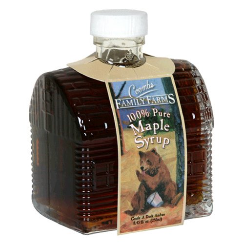Coombs Family Farms Maple Syrup in Cabin Tin, US Grade A Dark Amber, 8.45-Ounce Unit (Pack... by Coombs Family Farms