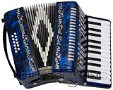 Del Sol 25 Key 12 Bass Piano Accordion - Dark Blue - B003BMJVOU