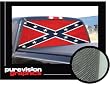 DIXIE REBEL FLAG 22" x 65" -Rear Window Graphic- confederate truck tint