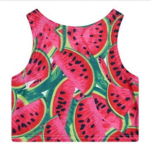 Cute Emoji Crop Tops Shirts Top Tank Sleeveless Hamburger (Free Size)