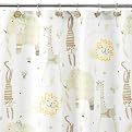 Animal Crackers Shower Curtain - Beige (70x72")