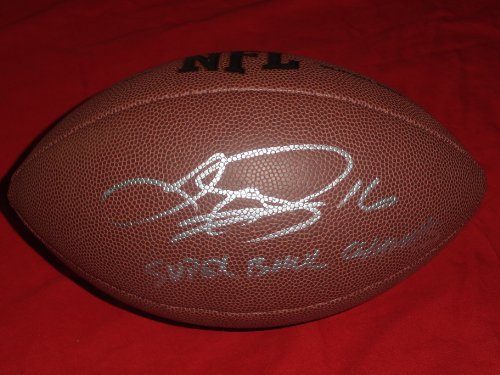 New Orleans Saints Lance Moore Autographed NFL Wilson Composite Football with 