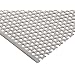 Hot Rolled Steel A36 Perforated Sheet, Staggered 0.25" Round Perfs, 0.3125" Center Spacing, 0.06" Thick, 12" Width, 48" Length