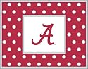Palm Tree Paperie University of Alabama Crimson Tide Polka Dot Note Cards, Boxed Set of 10
