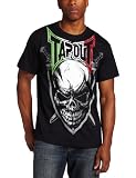 TapouT Men's Locos Shield Tee, Black, Large