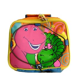 Barney and Baby Bop Lunch Tote Bag - Cute lunch tote with water bottle