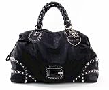 Guess Heartbreaker Large Satchel Handbag Coal