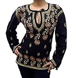 IMAGE OF Machine Embroidery work Ladies Tunic Top Blouse