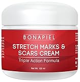 Stretch Marks and Scars Cream - Moisturizing Body Cream Treatment to Remove & Prevent Old and New Marks and Scars - Natural & Organic For Pregnant Women, After Birth, & Men - 4 Oz