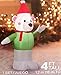 Gemmy Inflateables Holiday G08 37880 Air Blown Polar Bear Decor