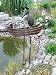 GARTENPENDEL M�USE IM BOOT GARTENDEKO WAAGE MAUS SKULPTUR EISEN PENDEL