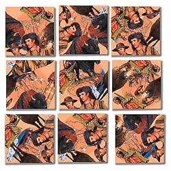 B Dazzle Lewis and Clark Scramble Squares 9 Piece Puzzle