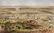 Battery Bird's-Eye View, Port of New York - Currier & Ives Lithograph, 1892 - 16" x 20" - Fine-Art Gicl&eacute;e Photographic Print of an Image from the Library of Congress Collection
