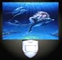 Mermaid and Dolphins Decorative Night Light
