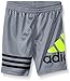 adidas Little Boys' Active Logo Shorts, Onix, 5