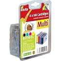 Inkrite Ng Printer Ink 4 Pack For Brother Dcp130c Mfc240c Mfc440cn - Lc51 Lc970 Lc1000 Bcmy (lion) - Ngmbx970-51u