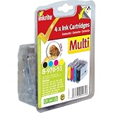 Inkrite Ng Printer Ink 4 Pack For Brother Dcp130c Mfc240c Mfc440cn - Lc51 Lc970 Lc1000 Bcmy (lion) - Ngmbx970-51u