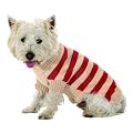 Karlie 16891 - Hundepullover gestreift - 29 cm, schwarz / grau