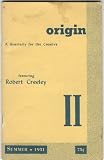 Origin II, a Quarterly for the Creative, Summer 1951