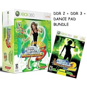 Dance Dance Revolution Universe 2 + 3 + Dance Pad Bundle [Xbox 360]
