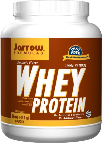 Jarrow Formulas Whey Protein Chocolate, Supports Muscle Development, 454 g