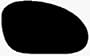 2004 PONTIAC GTO Convex Passenger Side Mirror Glass