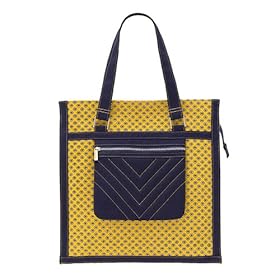 Merona® Canvas Tote Bag - Jungle Gold Print
