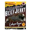 Wild Ride Beef Jerky, Gallopin' Pepper, 4-Ounce Bags (Pack of 6)